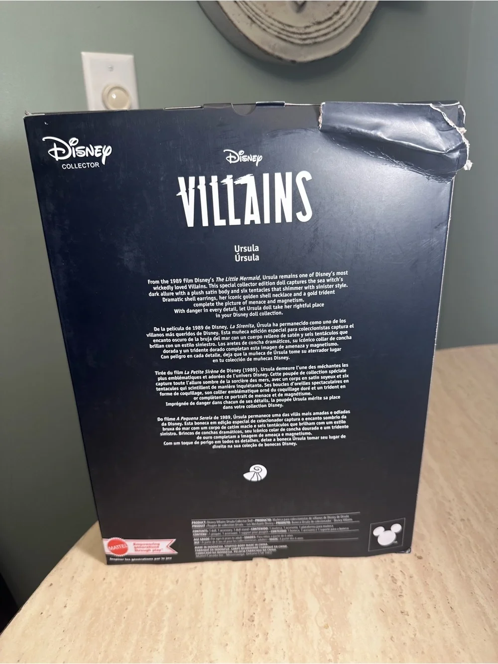 2026 Mattel Disney Ursula Great Villains Collection Doll